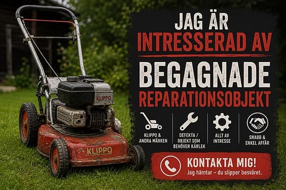 Större parti gräsklippare