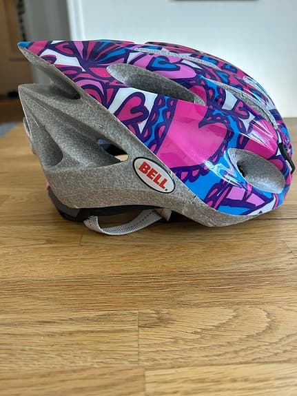 Bell cykelhjälm barn rosa/blå