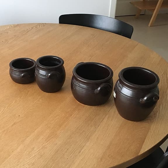 Höganäs keramikskålar och koppar