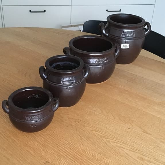 Höganäs keramikskålar och koppar