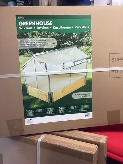 Växthus för pallkrage