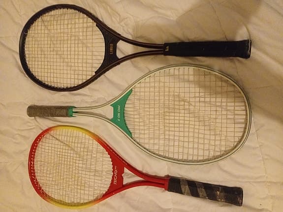 Tennisracketar blandade märken