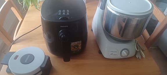 Philips airfryer, Electrolux klassisk köksmaskin, wilfa våffeljärn