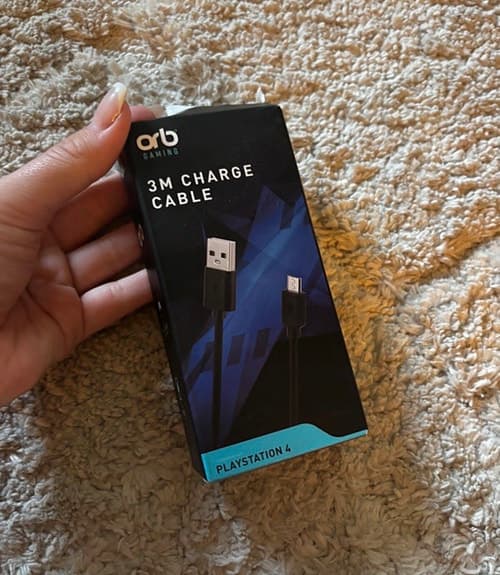 Orb 3m laddkabel för Playstation 4