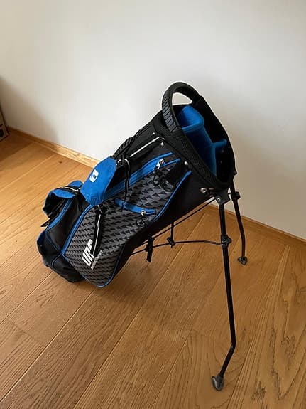 Golfset junior med bag och klubbor vänster