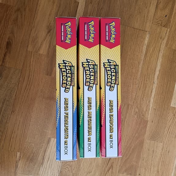 3 x Mega Evolution Ascended Heroes EX Box