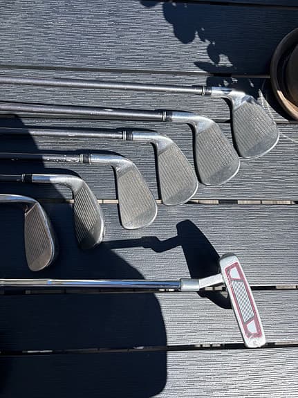 Cobra järnset 6-9 P+S Spalding Mallet putter