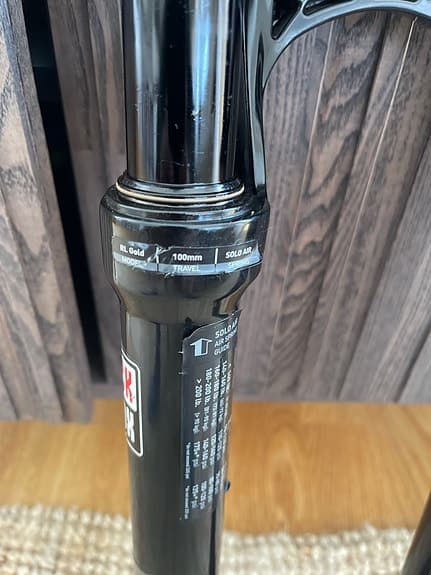RockShox gaffel 29 100 mm travel
