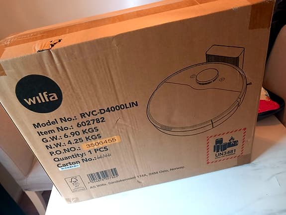 NY Wilfa RVC-D4000LIN robotdammsugare/mopp