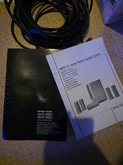 Harman Kardon AVR 460 + HKTS 11 5.1 Hemmabiosystem med subwoofer
