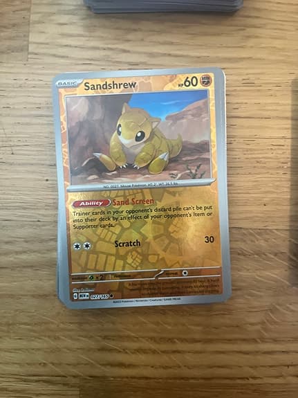 Pokémonkort blandat parti med holo bulk 200