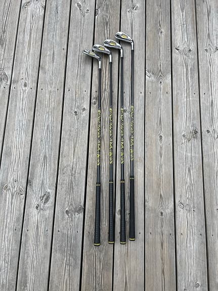 Golfset openklubbor plus driver och ny bag