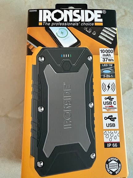 Ironside powerbank laddare 10000 mAh USB-C