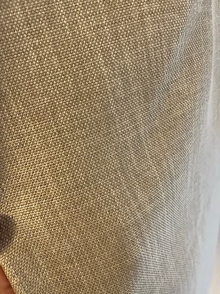 Hemtex beige gardinlängd med veckband