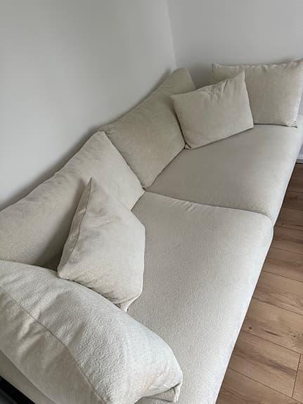 Menard 4-sits Djup Sammetssoffa