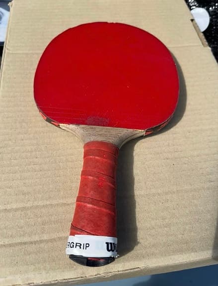 Wilson bordtennisracket rött grepp
