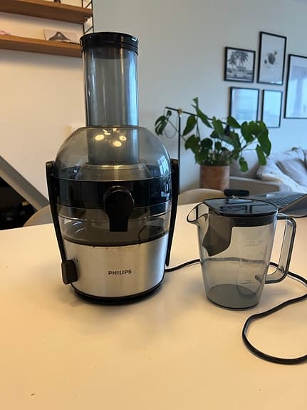 Philips juicepress juicemaskin svart/silver