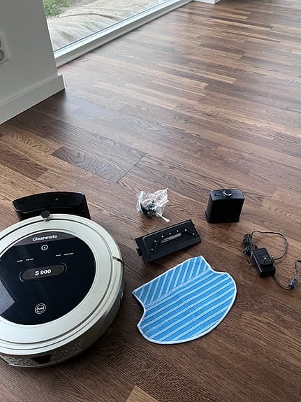 Cleanmate S 900 robotdammsugare vit