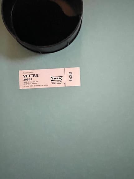 IKEA VETTRE sängbord/sidobord – 2 st – mintgröna – retro/vintage