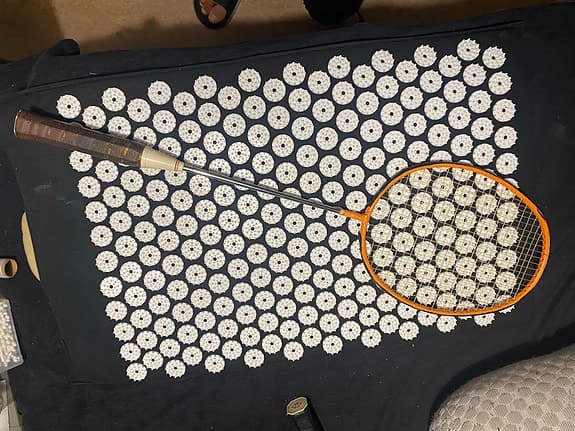 orangea badmintonracket