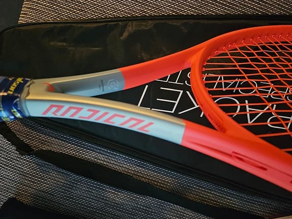 Head Radical MP tennisracket orange/grå