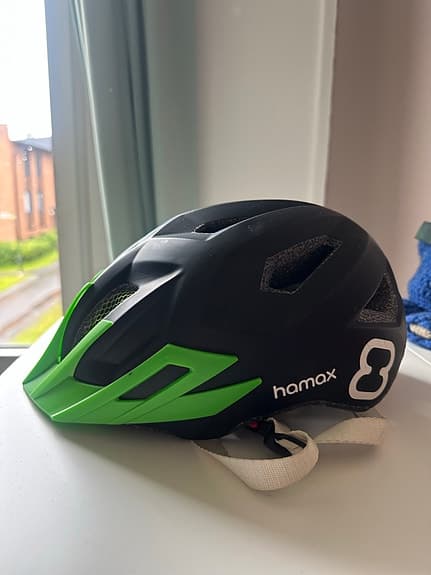 Cykelhjälmar och cykelstång