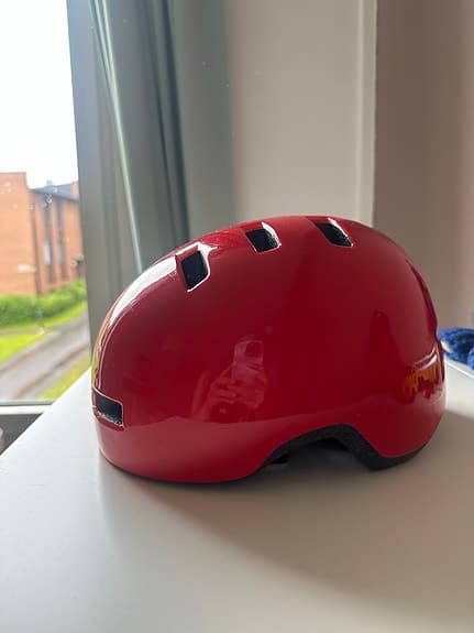 Cykelhjälmar och cykelstång