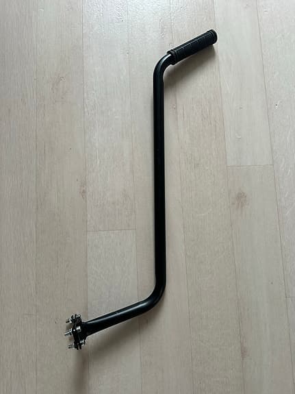 Cykelhjälmar och cykelstång