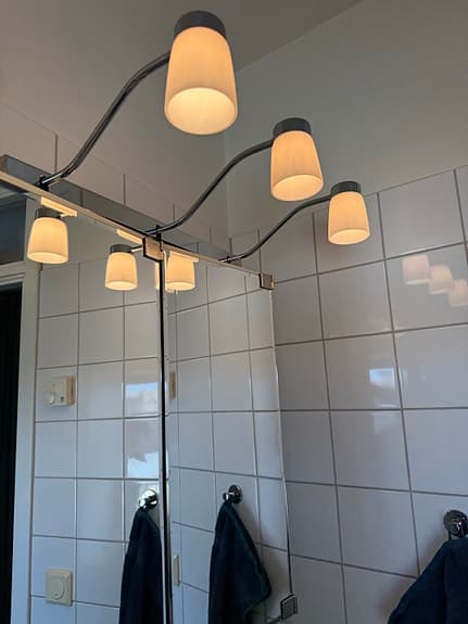 Badrumslampa ny i kartong. Coni By Rydéns