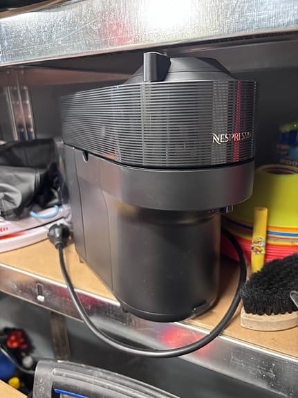 Nespresso kaffemaskin kapselmaskin svart