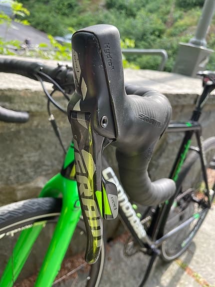 Cannondale landsvägscykel 28" M unisex svart/grön