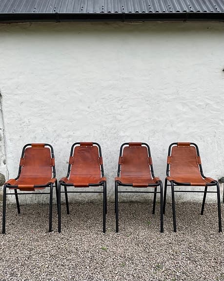 4 stolar Charlotte Perriand Les Arcs