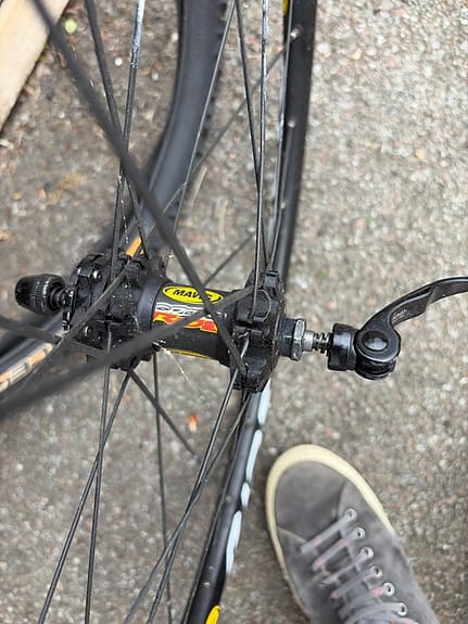 Mavic 26" mtb cykelhjul med Continental däck