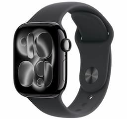 Apple Watch S11 42mm GPS (Jet Black Aluminium/Black Sport Band) S/M