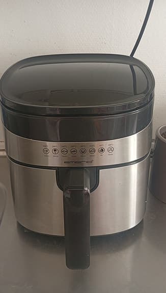 Emerio airfryer svart rostfri