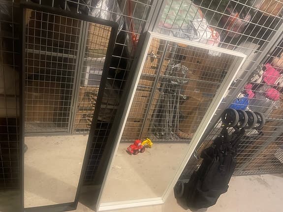 IKEA spegel helkropp med ram