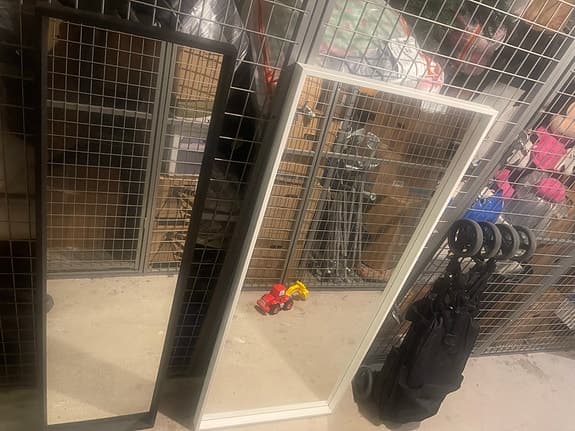 IKEA spegel helkropp med ram