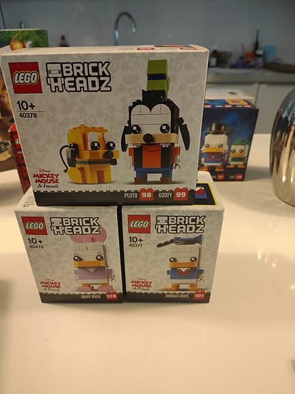 LEGO BrickHeadz figurer Kajsa Kalle Lånben i Pluto