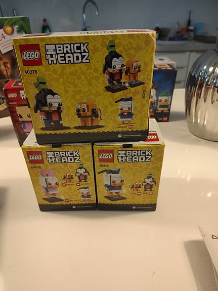 LEGO BrickHeadz figurer Kajsa Kalle Lånben i Pluto