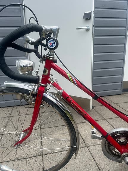 Crescent landsvägscykel 28" M röd dam