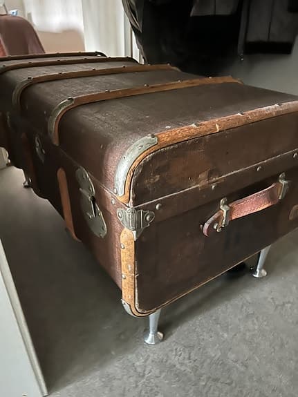 Koffert på ben