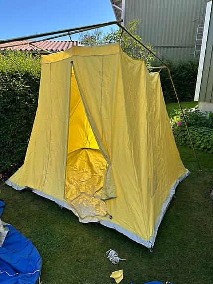 Tält retro köpt 1976 perfekt skick