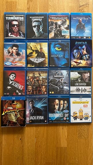 Blu-ray filmer och TV serier