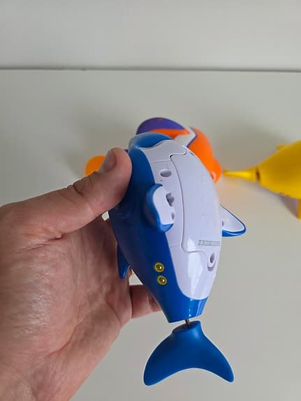 3 st simmande fiskleksaker för badkar