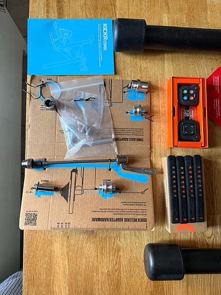 Wahoo KICKR Core cykeltrainer med Zwift Click V2