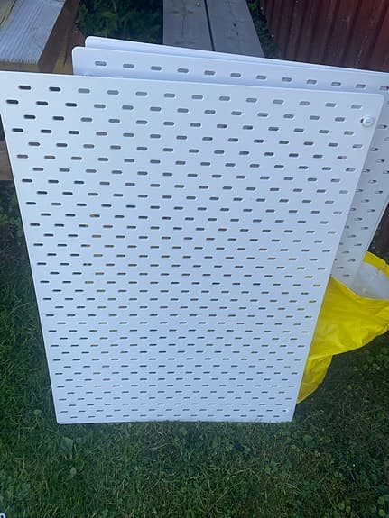 Ikea skådis förvaringstavla