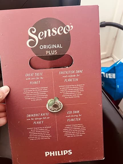 Philips Senseo Original Plus kaffemaskin svart