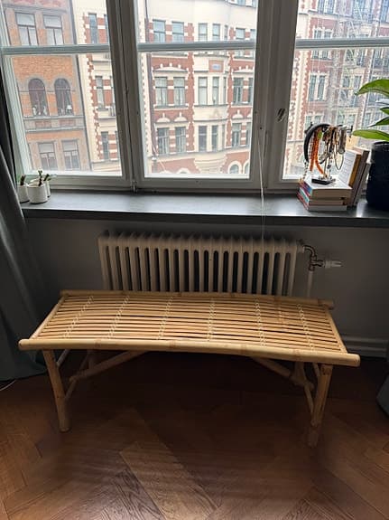 Bänk i bambu