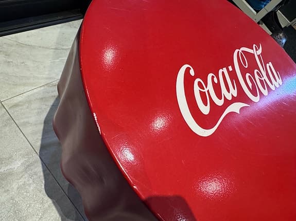 Unikt Coca Cola bord