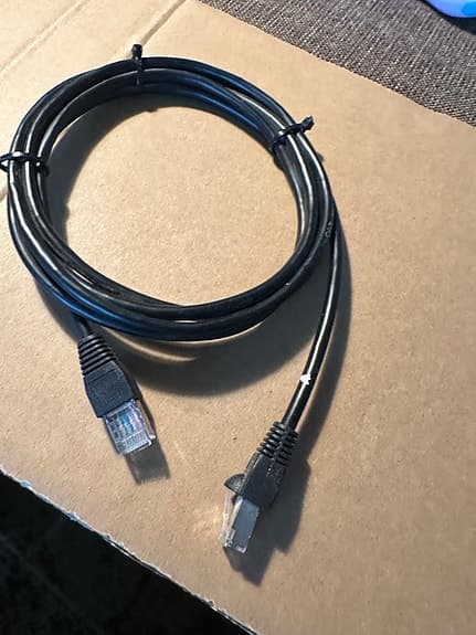 Argon nätverkskabel ethernet svart